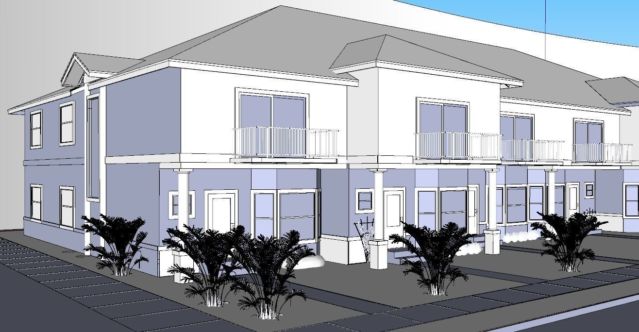 Town House 3D model_7