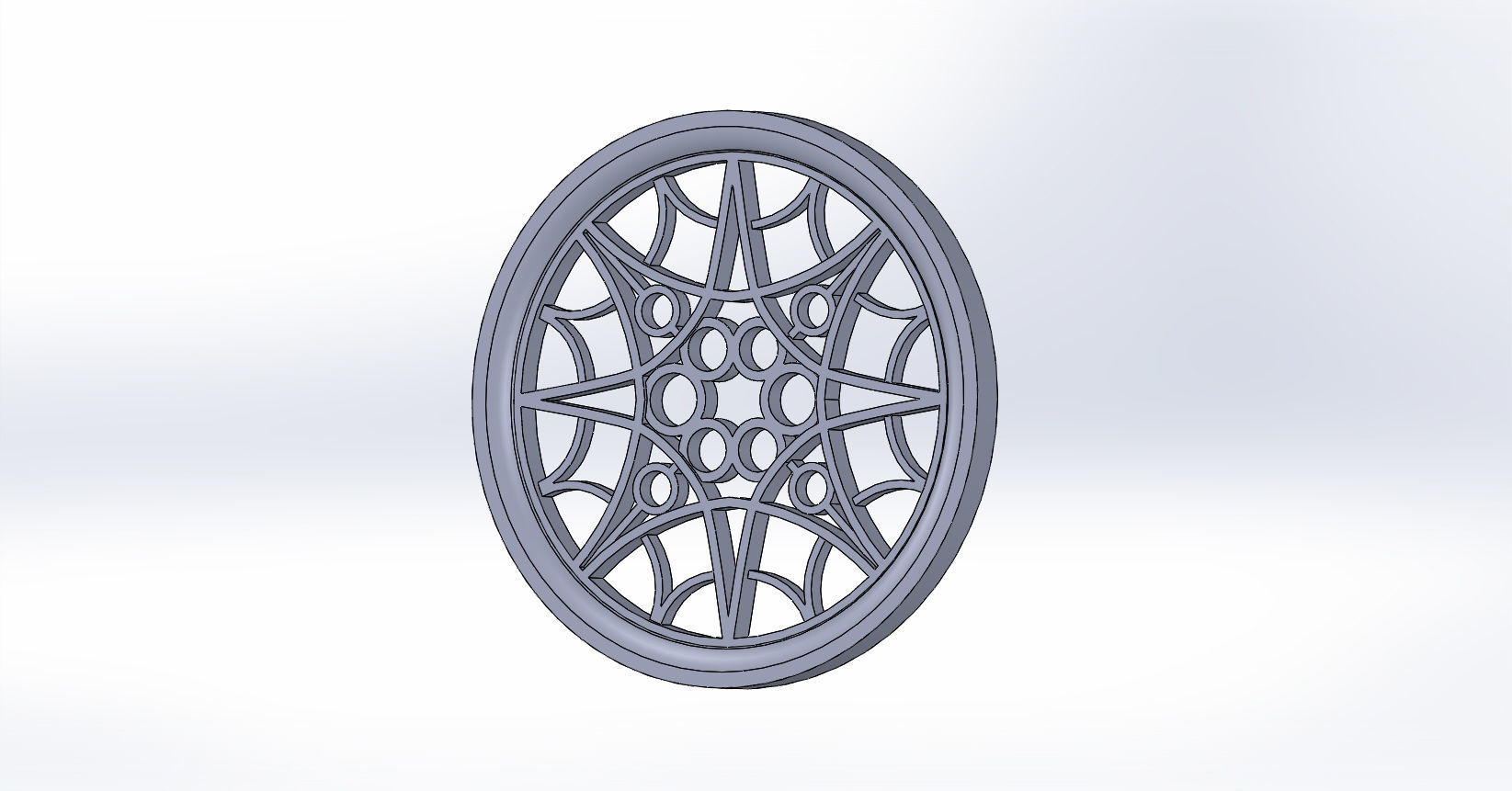 Gothic window 2 3D model_5