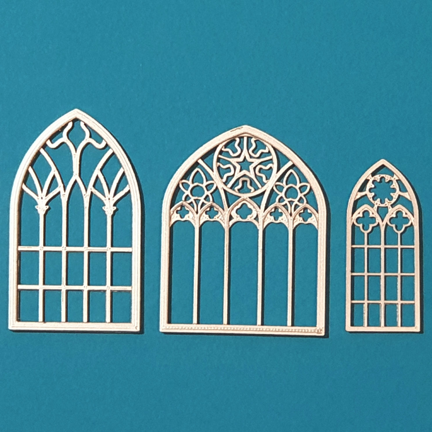 Gothic window 2 3D model_1