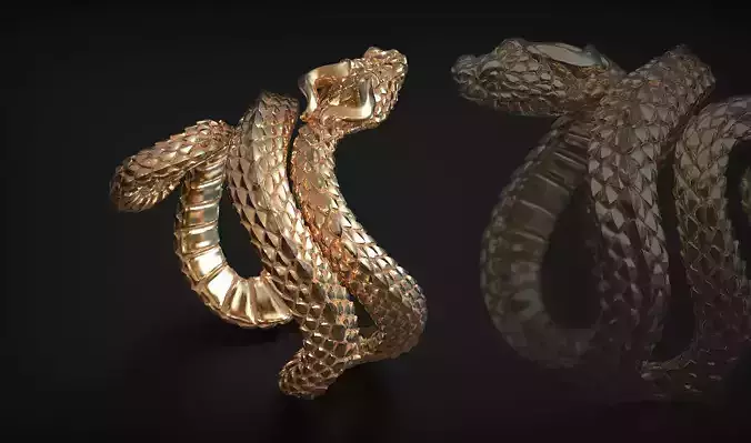 Viper Snake Ring