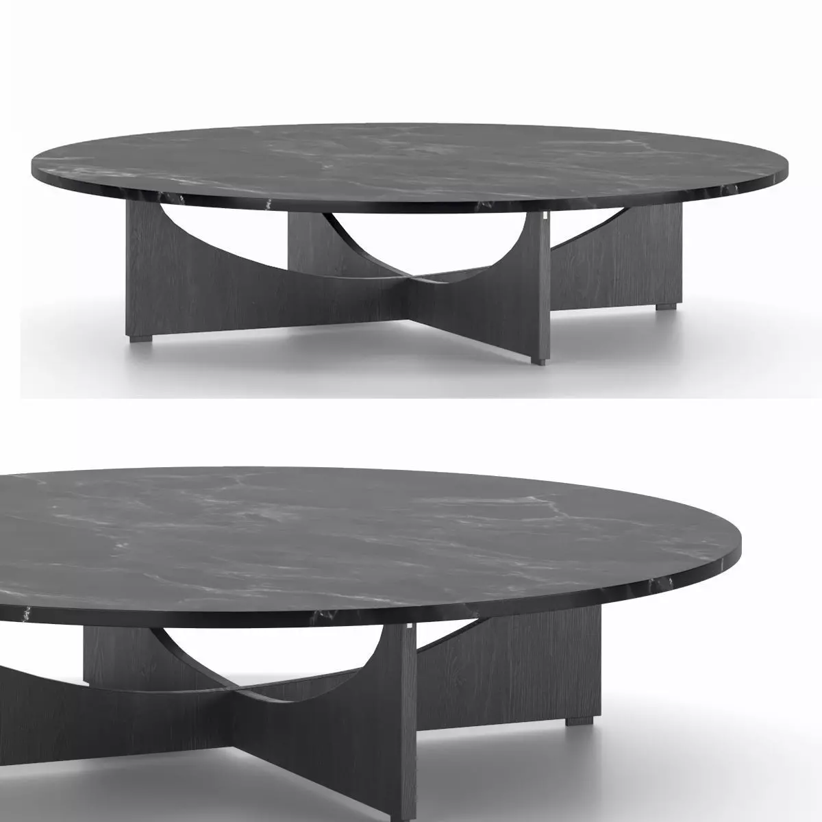 LIDO Coffee table Low-poly 3D model_0