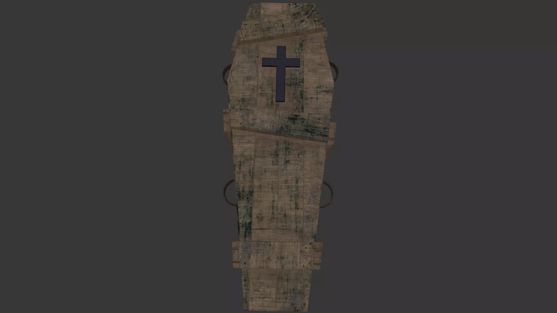Coffin Free low-poly 3D model