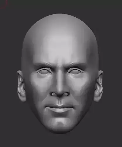 LIONEL MESSI LEGENDARY HEAD NO HAIR FOR PRINT