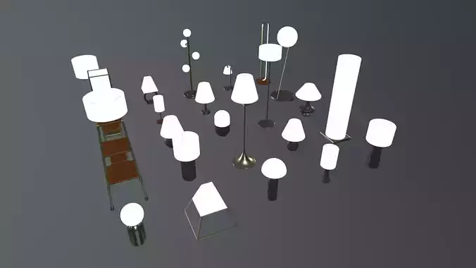 25 Unique Lamps Pack