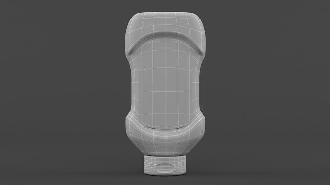 Ketchup Bottle 3D model 7