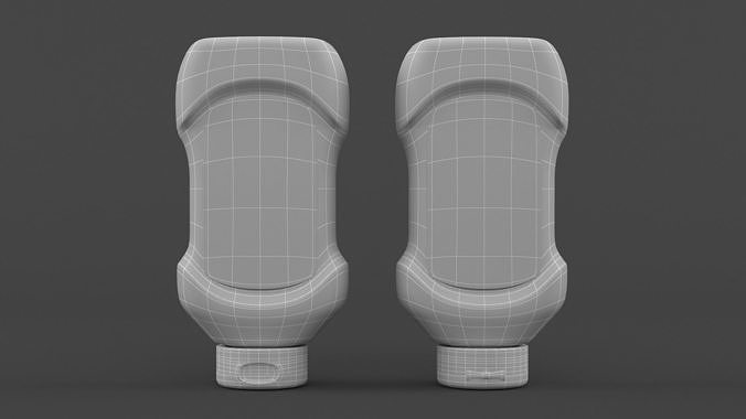 Ketchup Bottle 3D model 6