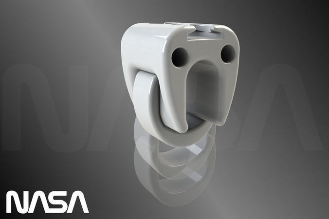 simple handrailclamp Free 3D model