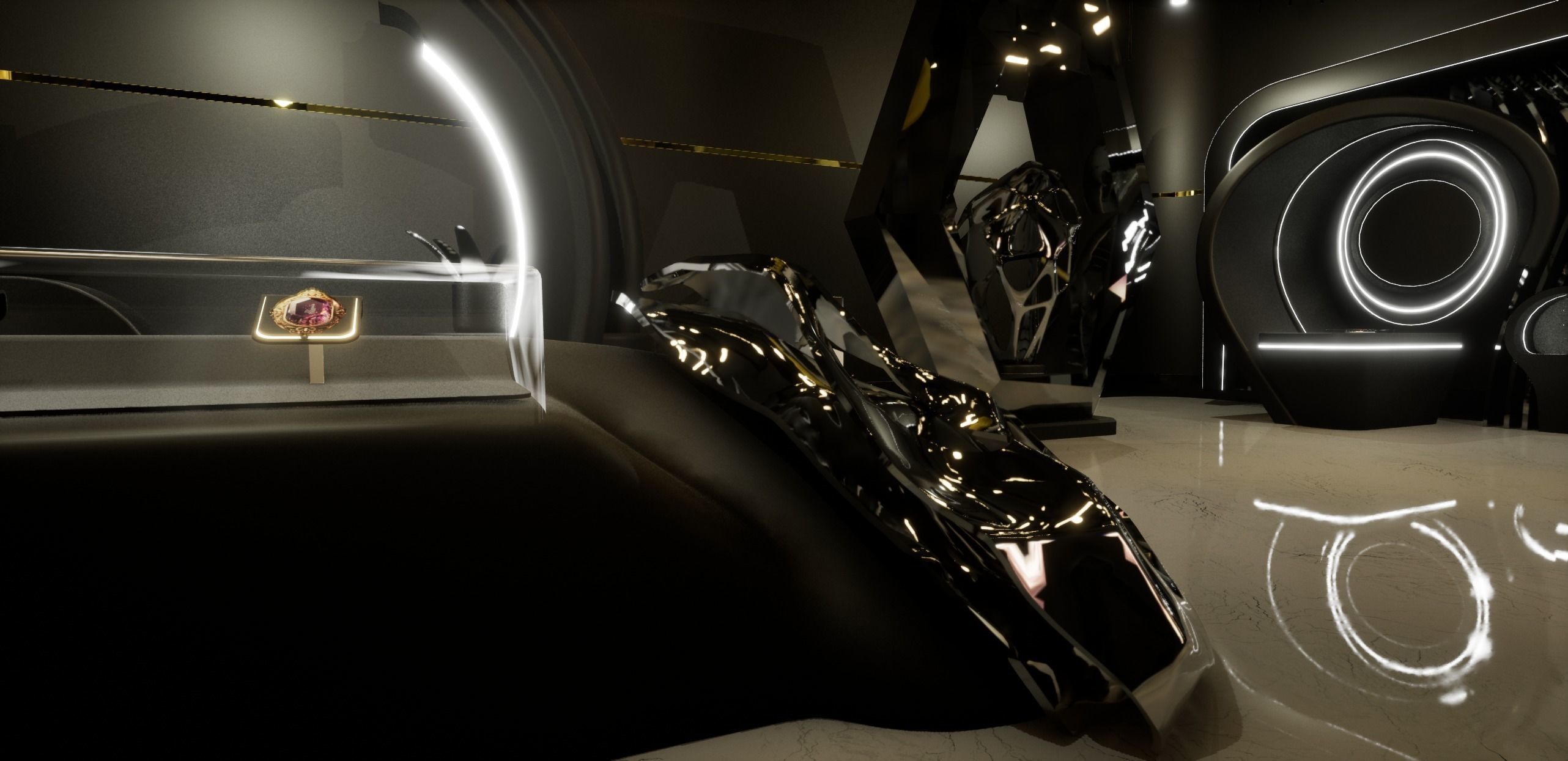 Jewelry Store Low-poly 3D model_26