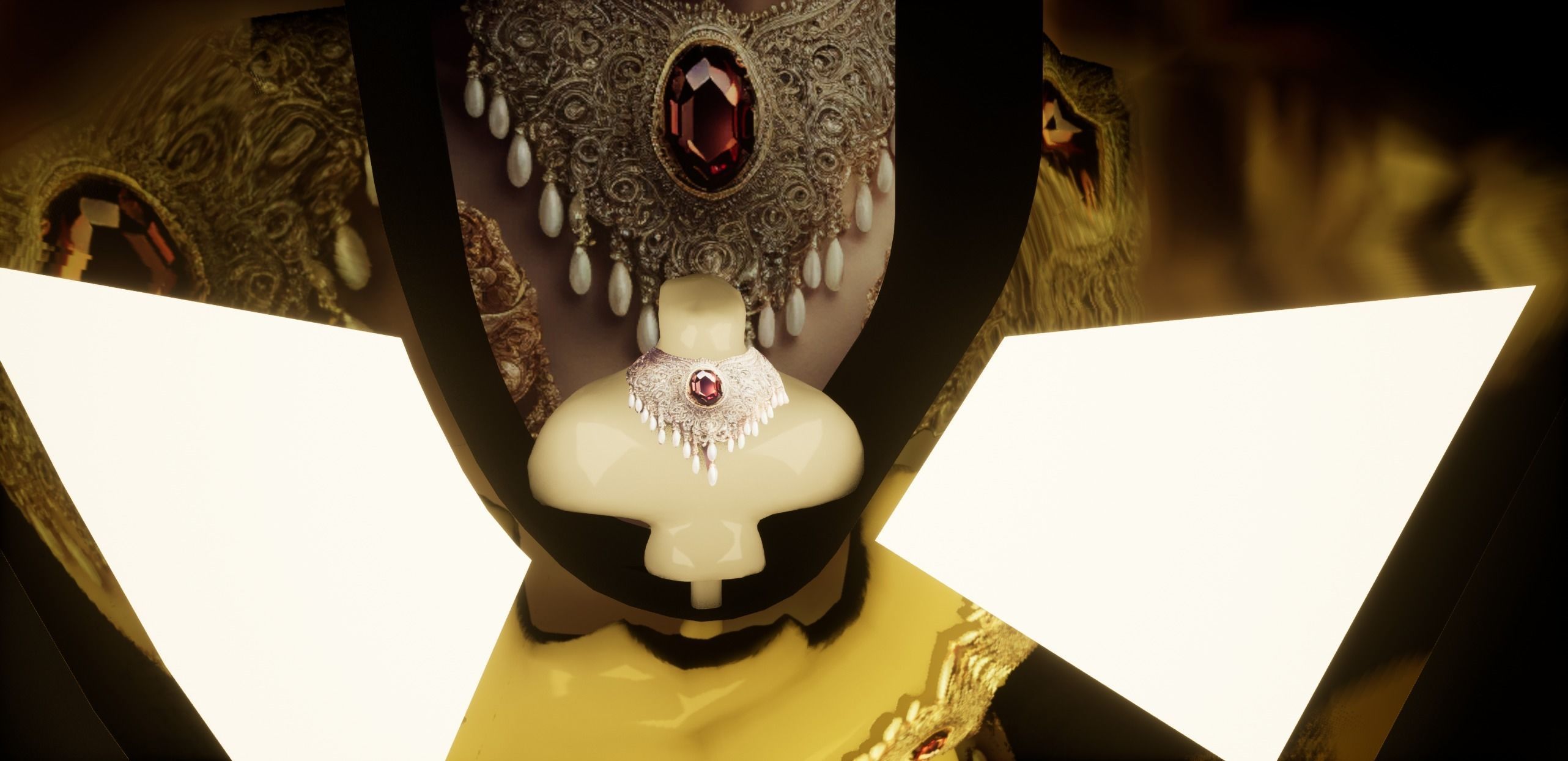 Jewelry Store Low-poly 3D model_20