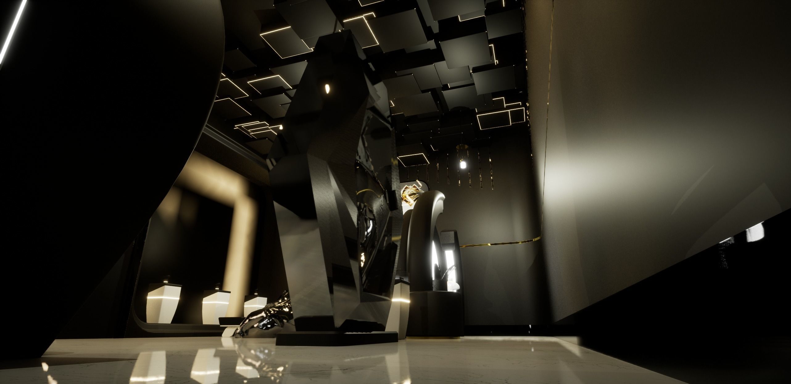 Jewelry Store Low-poly 3D model_14