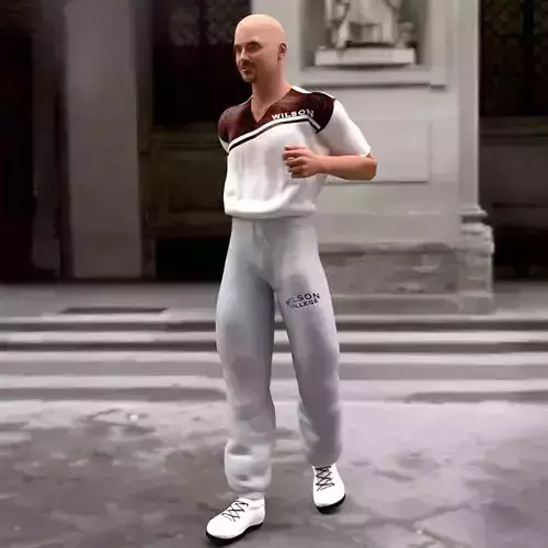 Sporty Outfit M4 for DAZ Studio 3D model