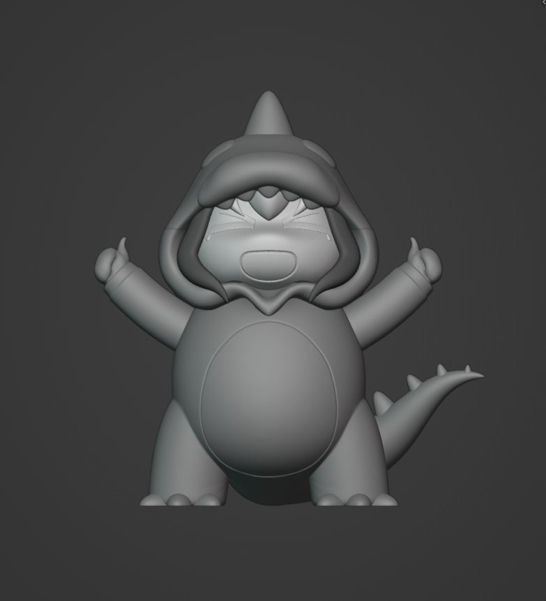 HITORI GOTO - BOCHIZILLA - BOCCHI THE ROCK 3D print model_4