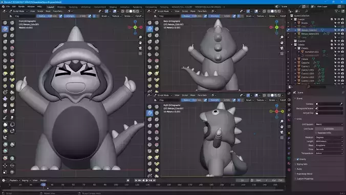 HITORI GOTO - BOCHIZILLA - BOCCHI THE ROCK 3D print model