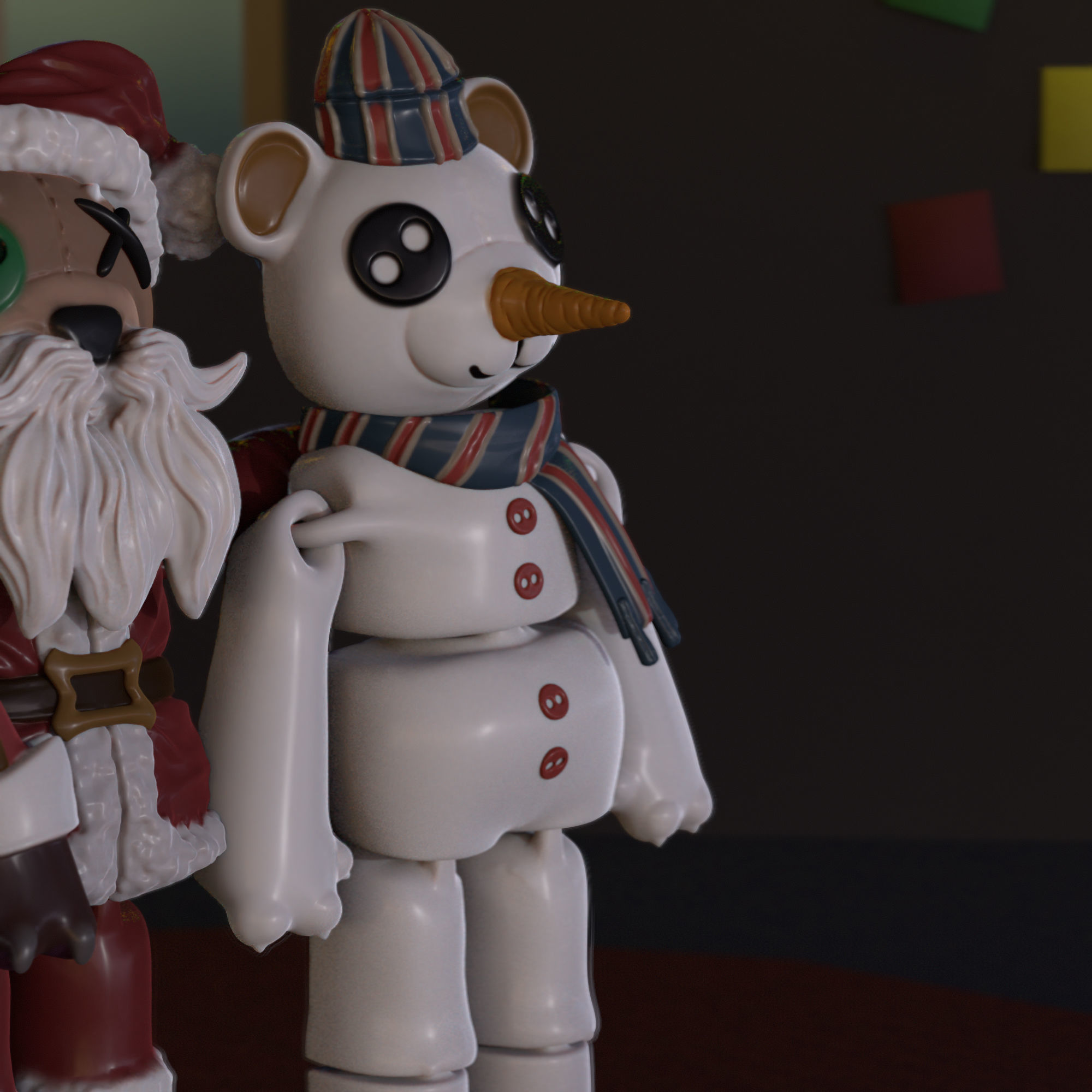 NEW YEAR TOY BEARS - 3 BUNDLE 3D print model_4