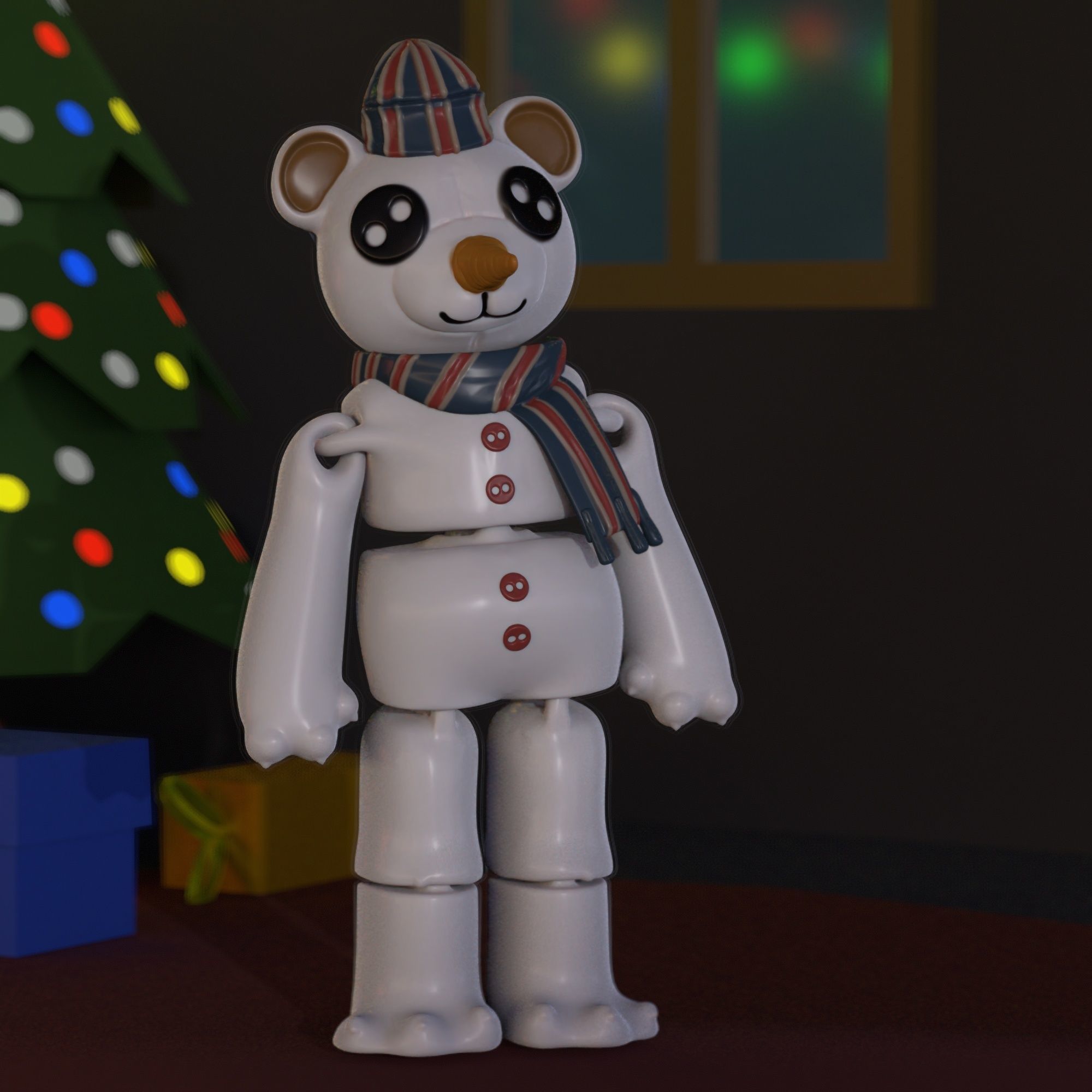 NEW YEAR TOY BEARS - 3 BUNDLE 3D print model_8