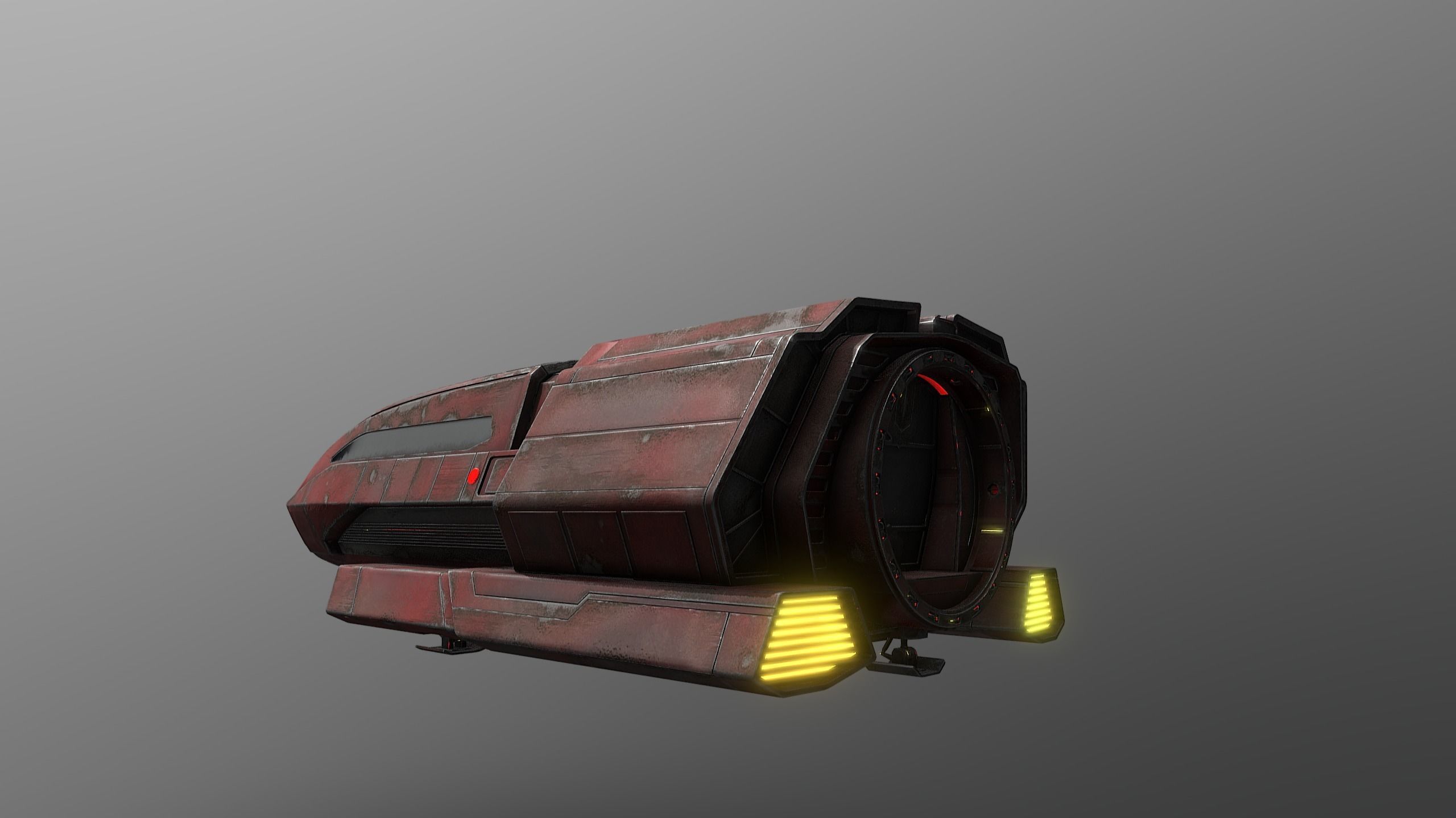 26DSC-Shuttle spaceship 3D model_4