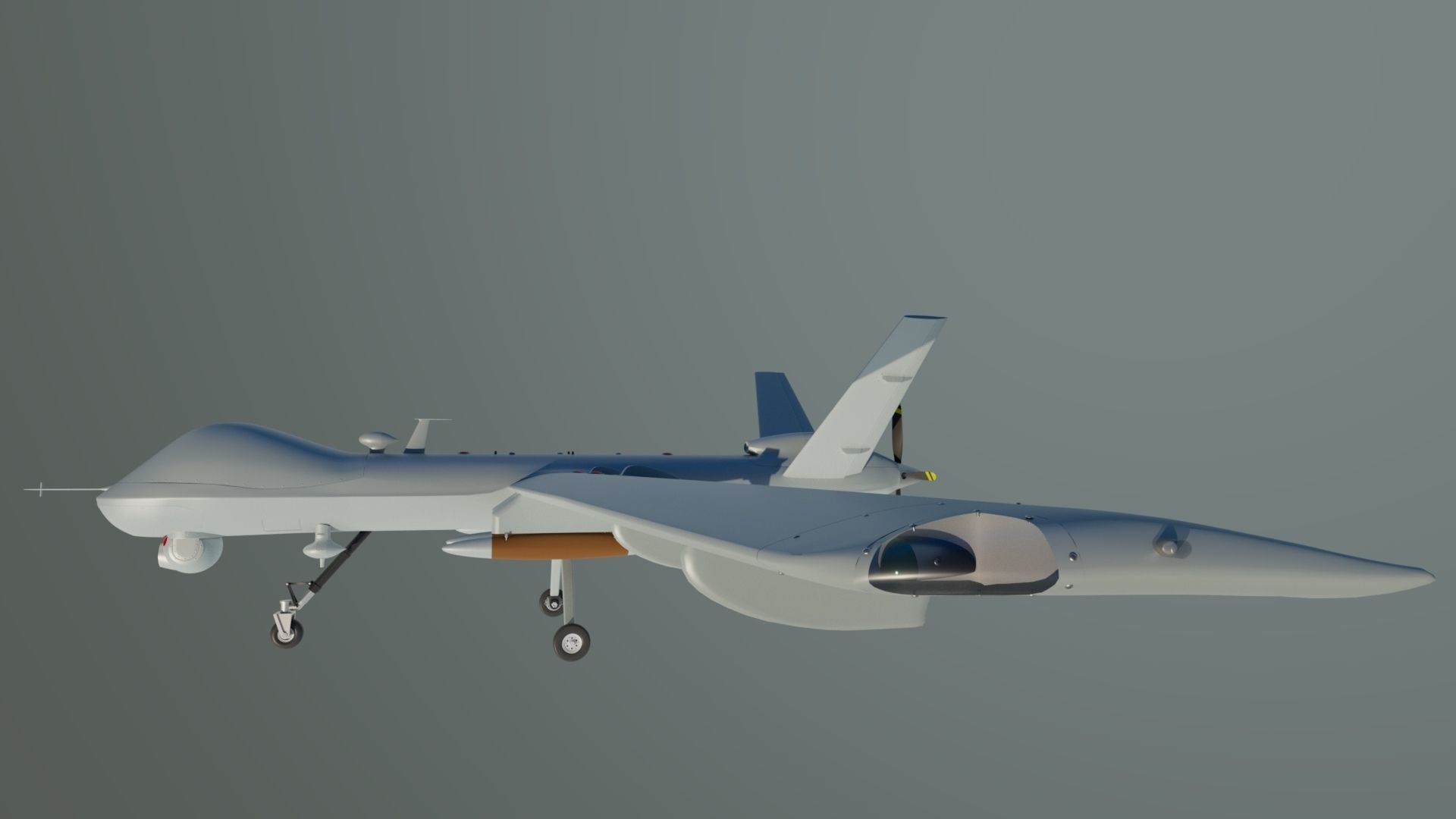 MQ-9 Reaper Drone 3D model_13