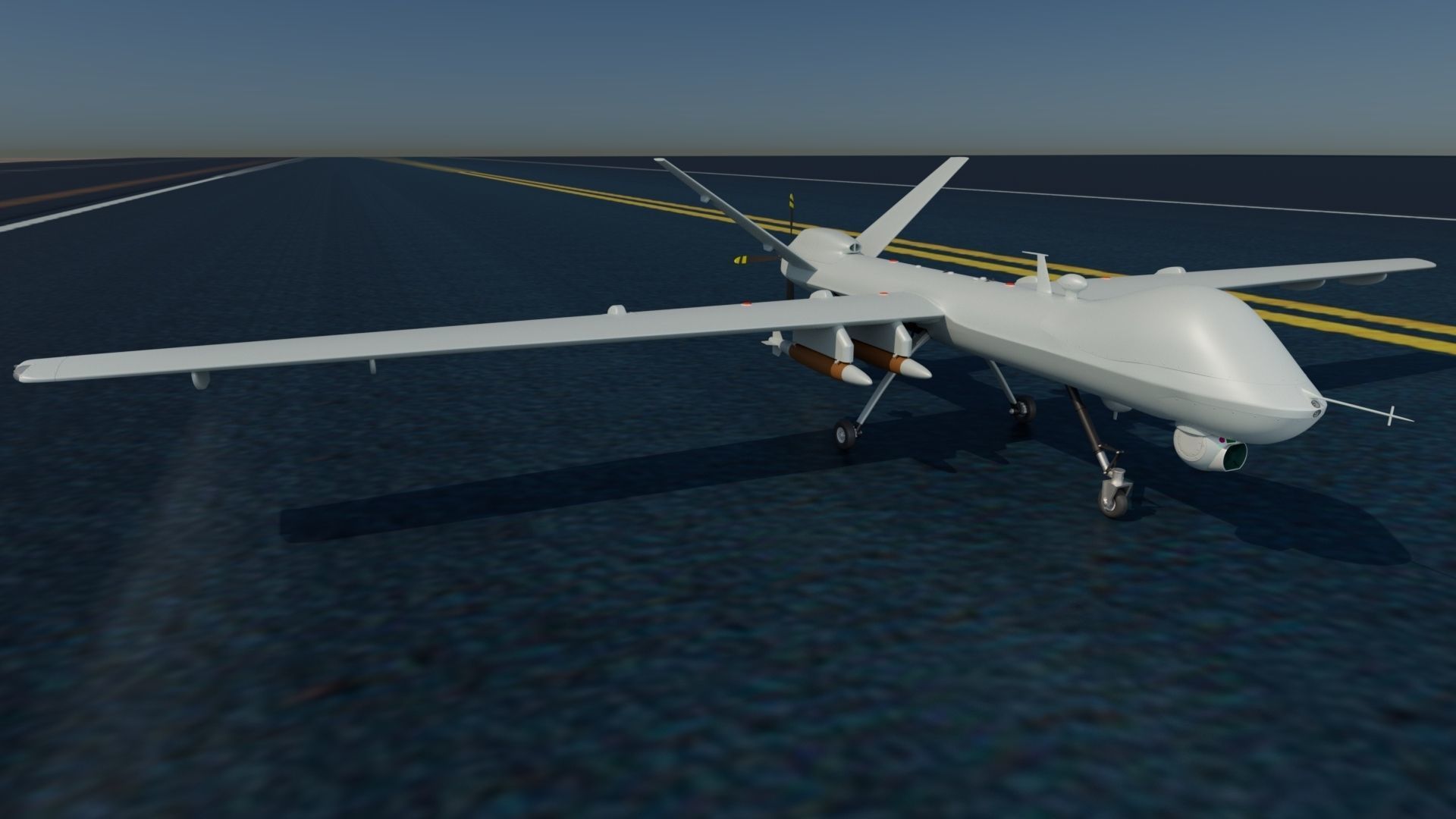 MQ-9 Reaper Drone 3D model_33