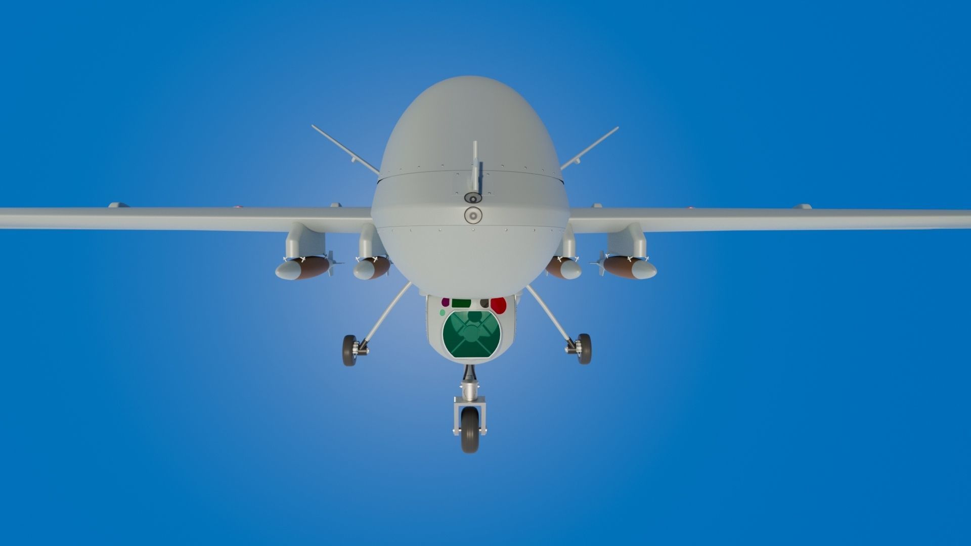 MQ-9 Reaper Drone 3D model_6