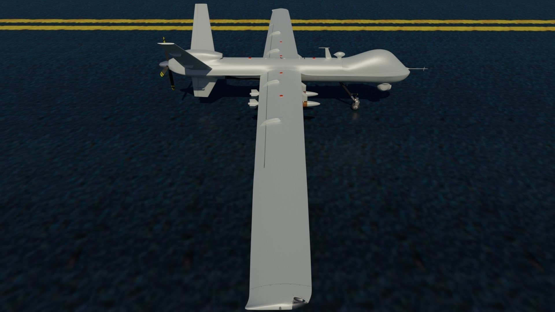 MQ-9 Reaper Drone 3D model_32