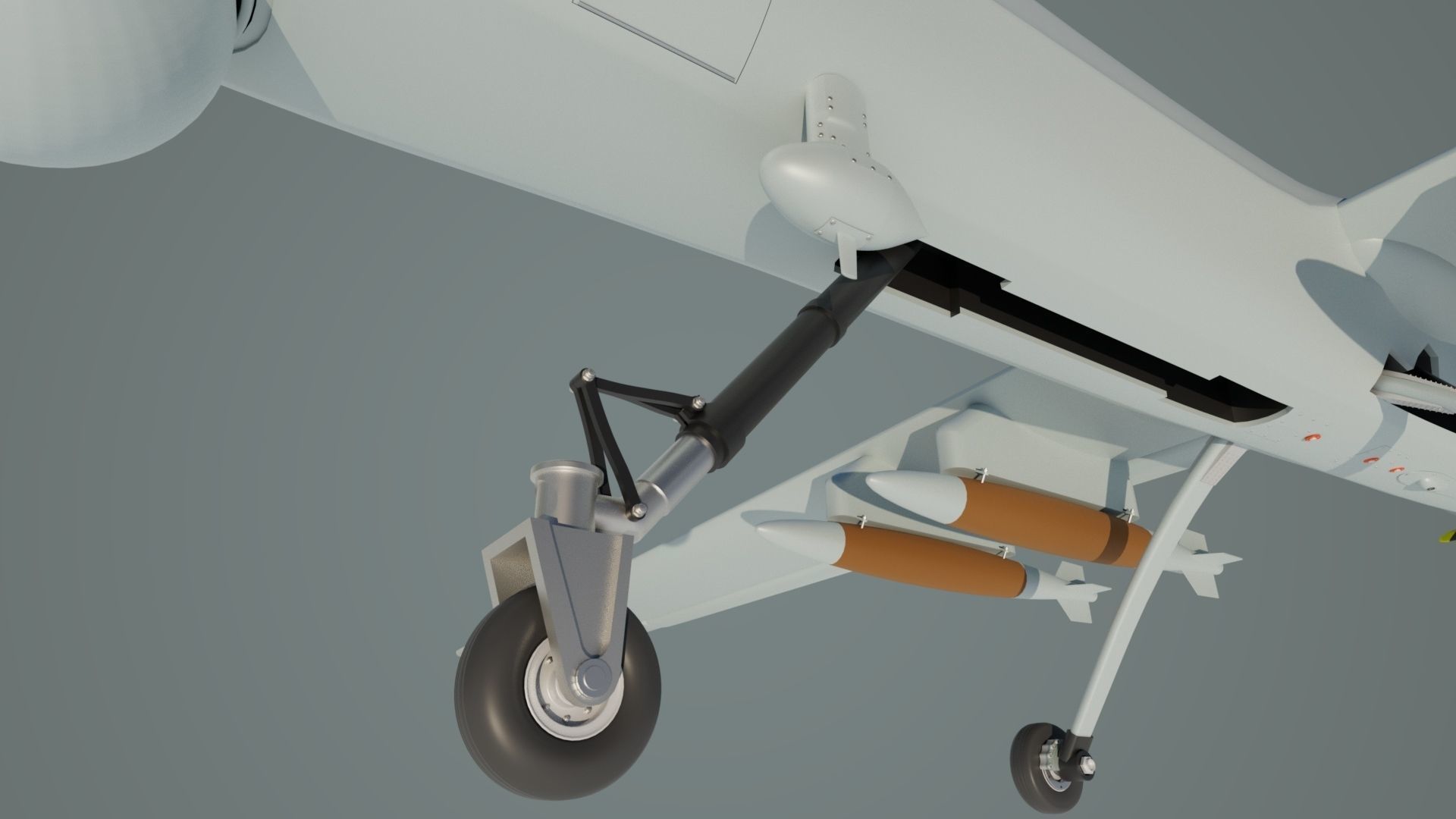 MQ-9 Reaper Drone 3D model_10