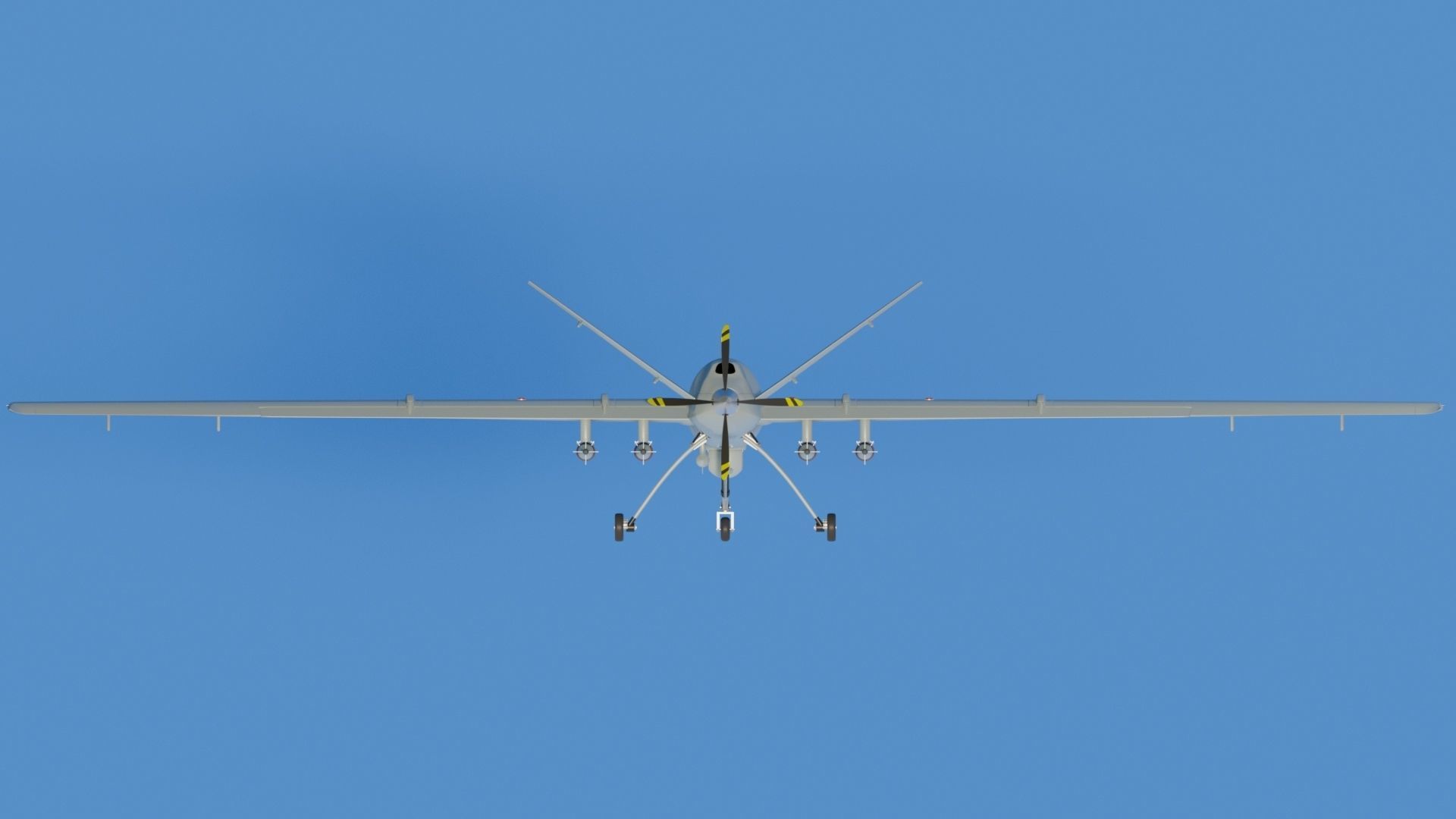 MQ-9 Reaper Drone 3D model_4