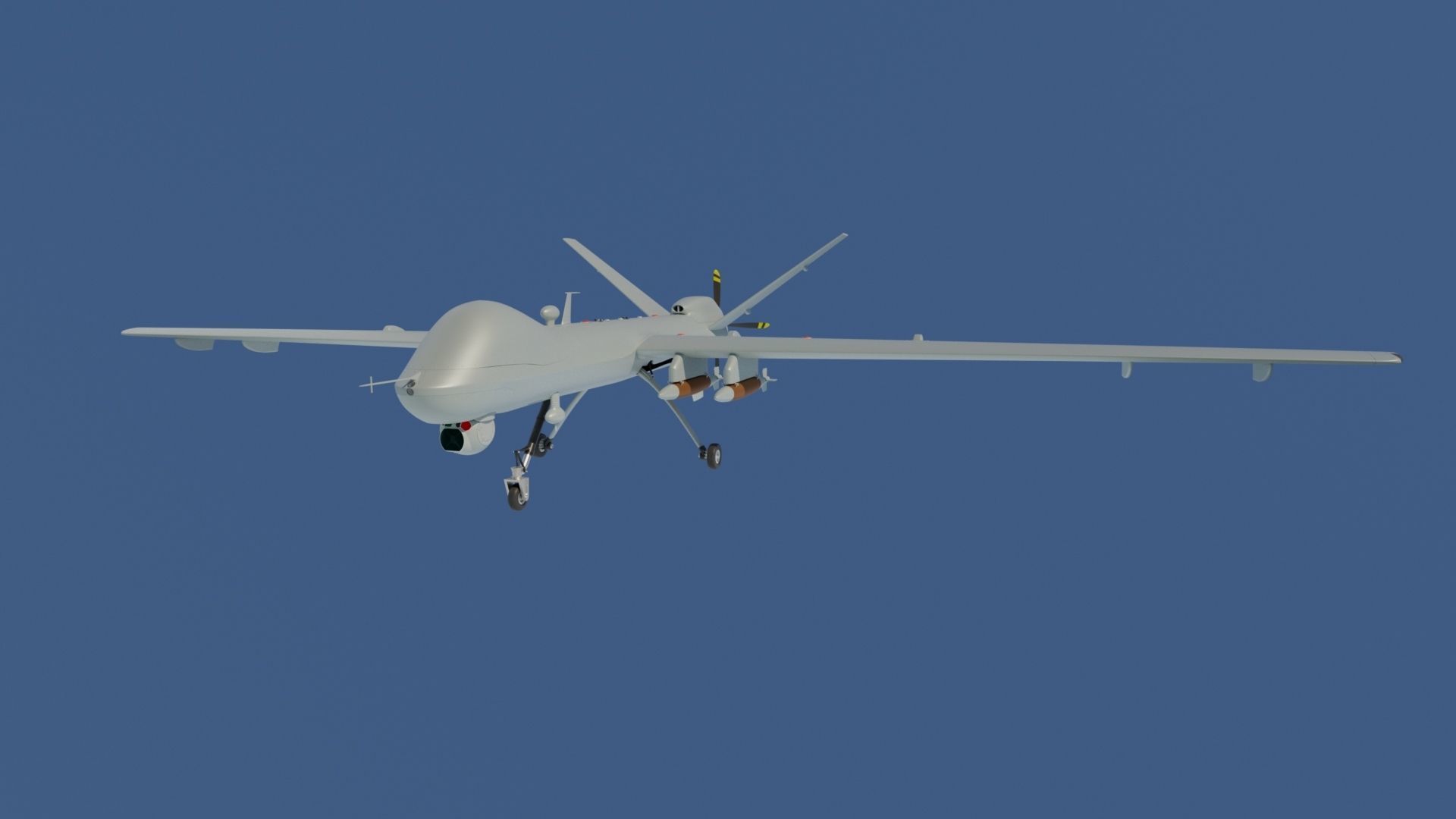 MQ-9 Reaper Drone 3D model_19
