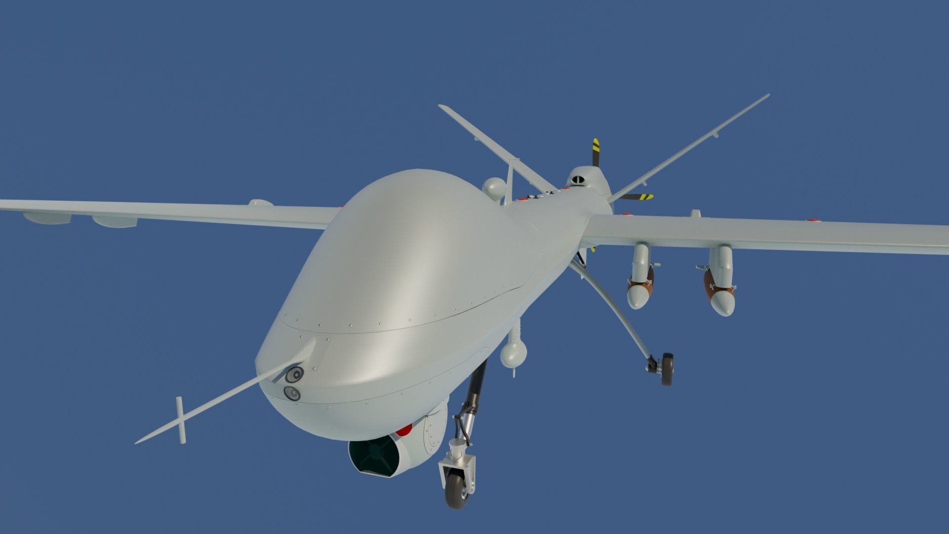 MQ-9 Reaper Drone 3D model_20