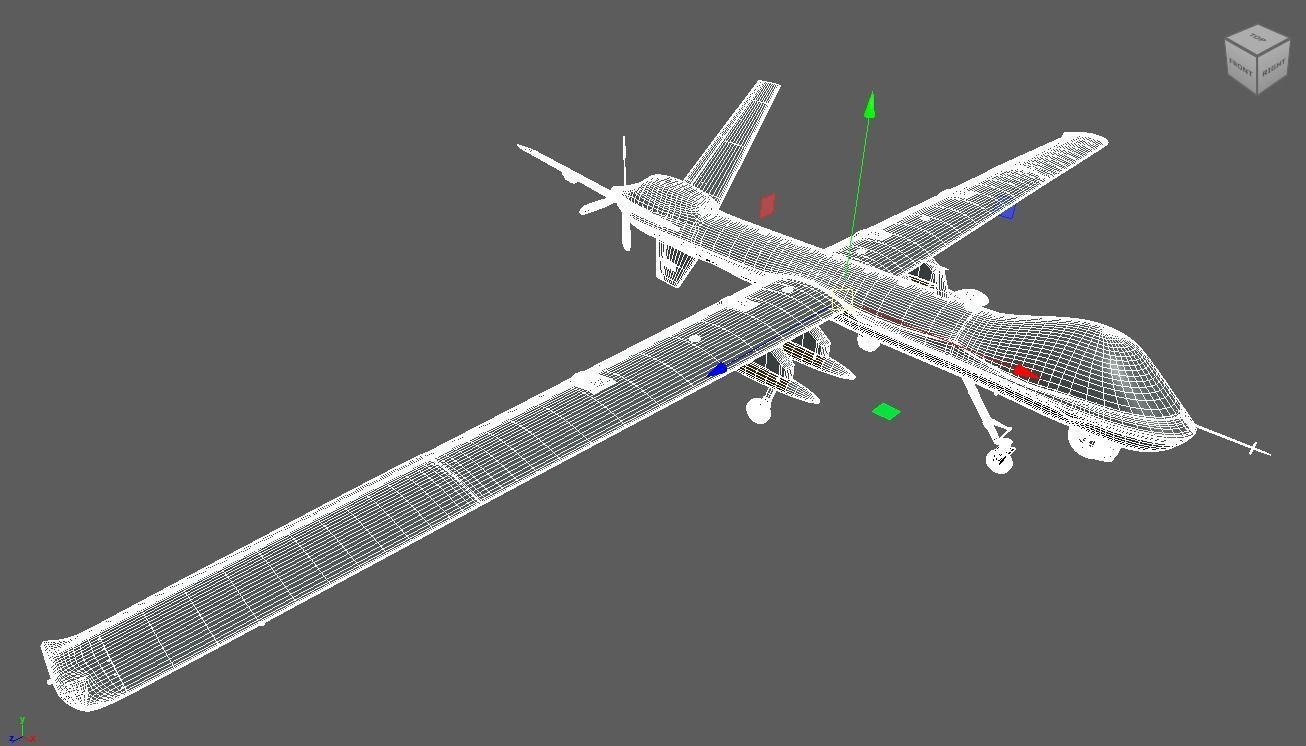 MQ-9 Reaper Drone 3D model_38