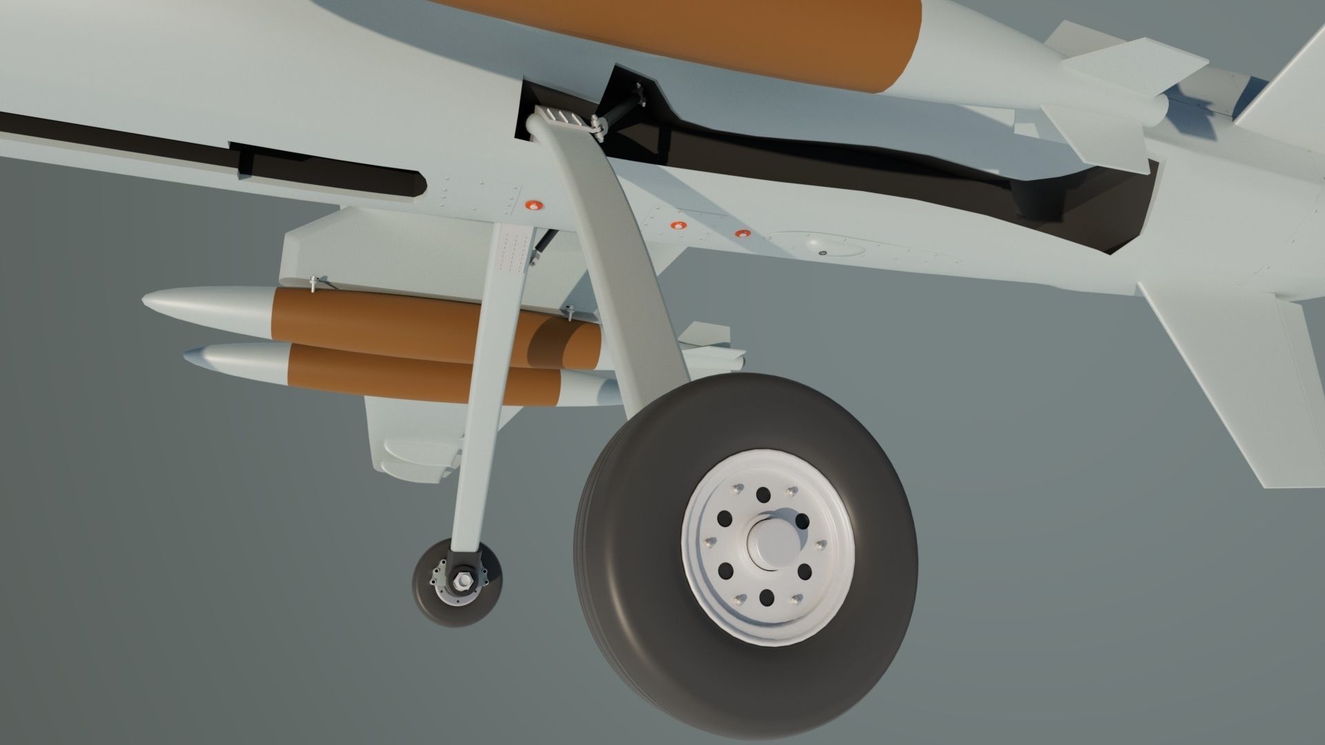 MQ-9 Reaper Drone 3D model_14