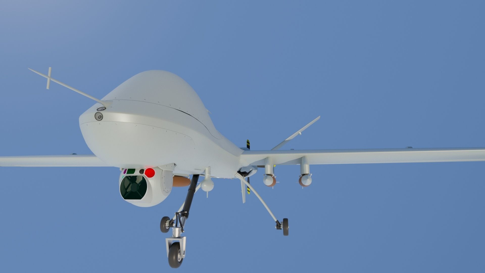 MQ-9 Reaper Drone 3D model_23