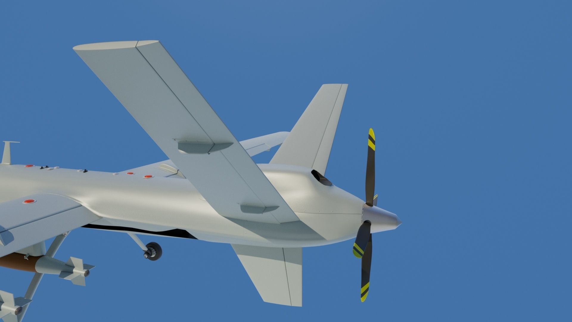MQ-9 Reaper Drone 3D model_17