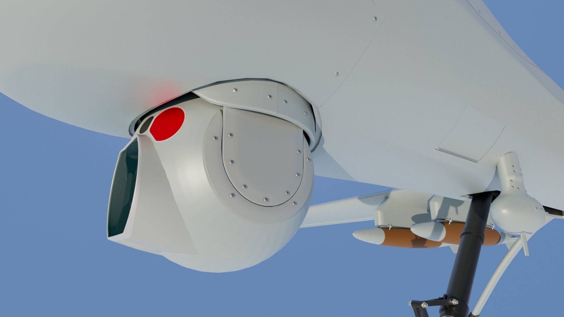 MQ-9 Reaper Drone 3D model_24