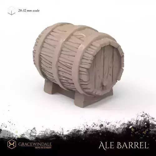 Ale Barrel 3D print model