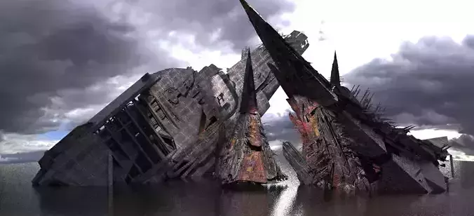 Fallen civilization Tower Monoliths