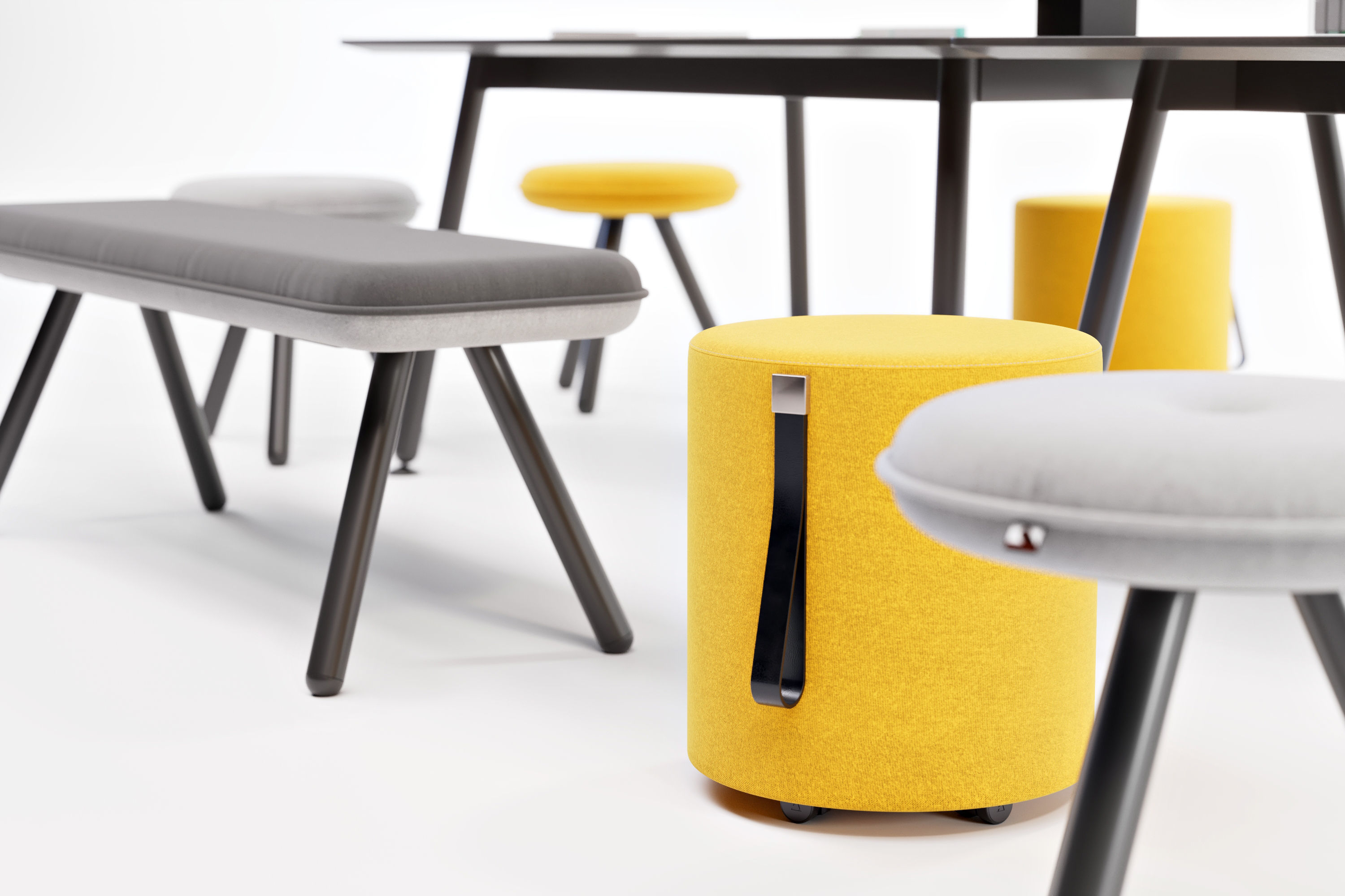 Collection of Office Furniture - Modern Minimalist Style _7