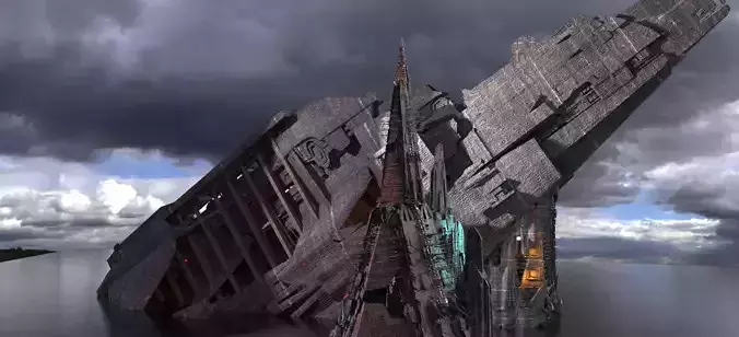 Elite Tower Ruins Submerged Kit bash 2