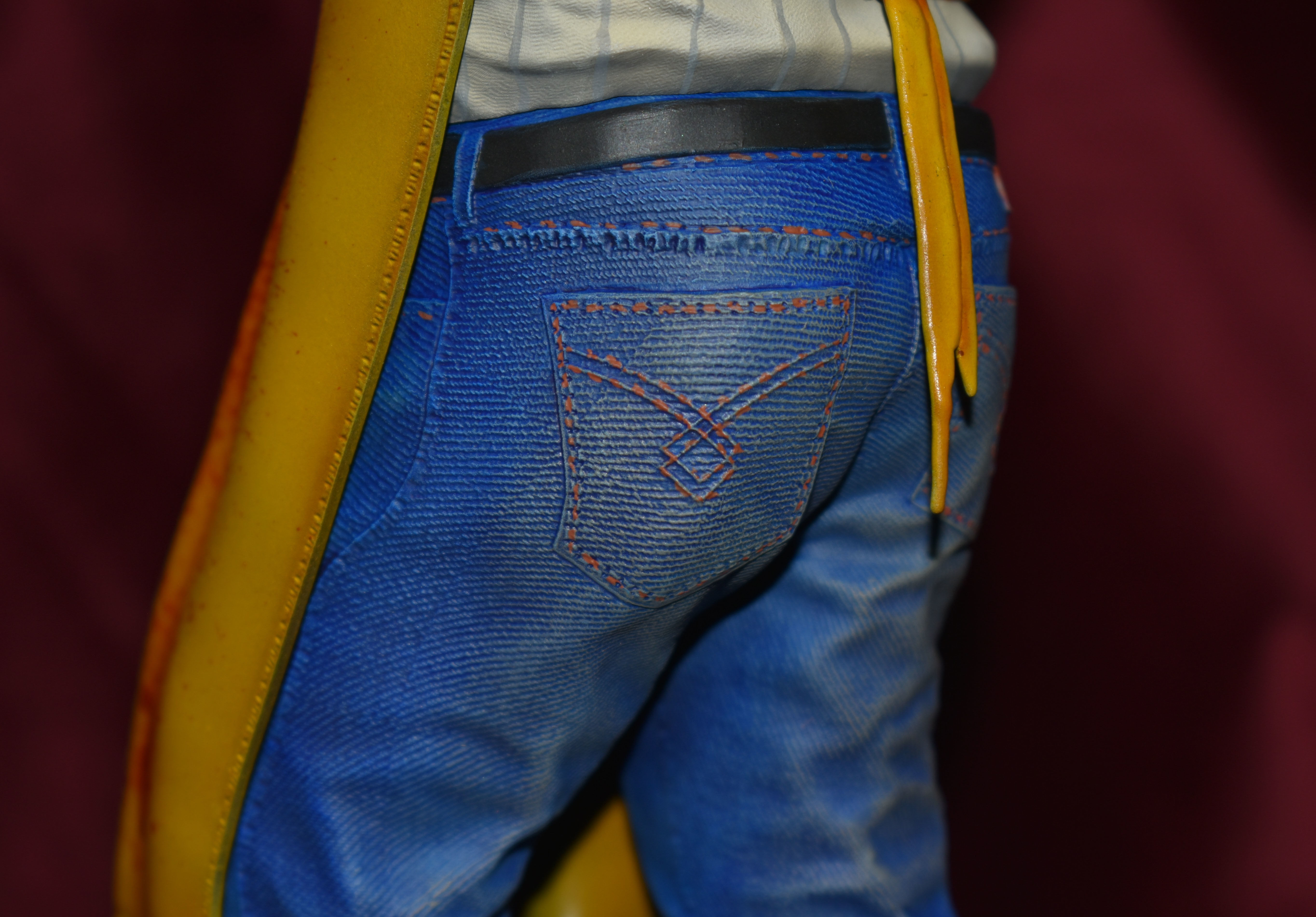 Leatherface statue  3D print model_16