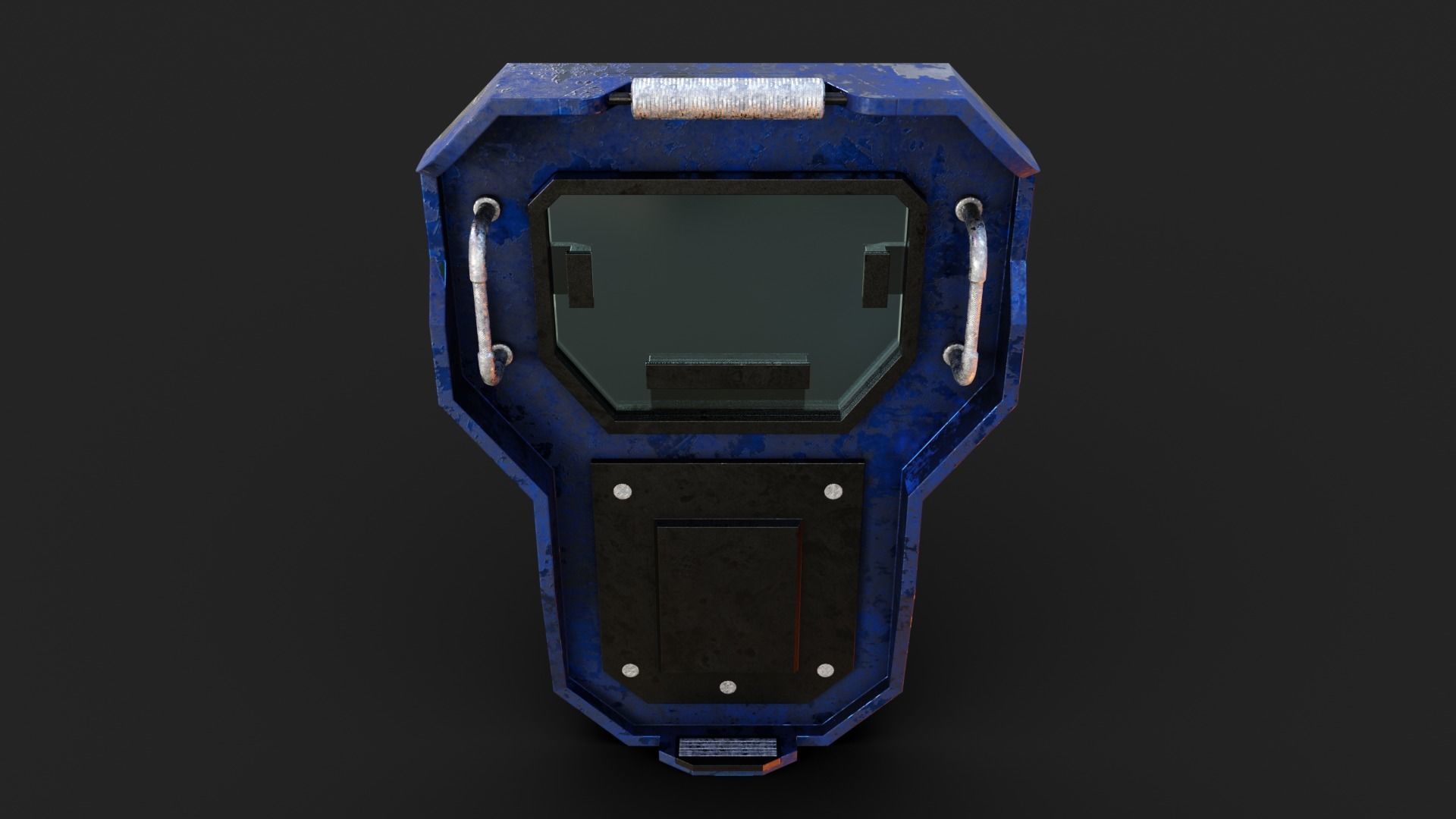 Deployable Riot Shield - Turntide Low-poly 3D model_8
