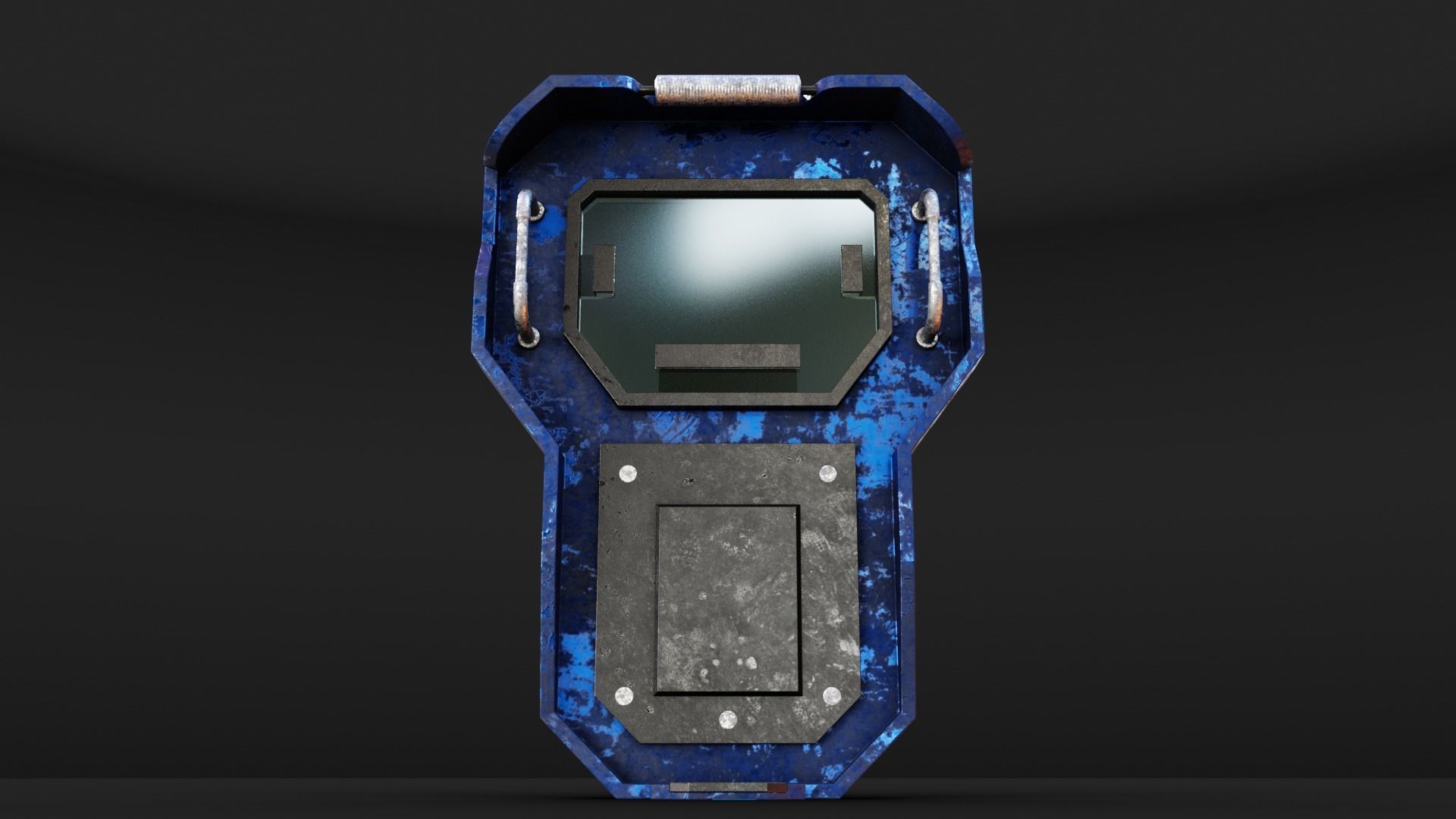 Deployable Riot Shield - Turntide Low-poly 3D model_7