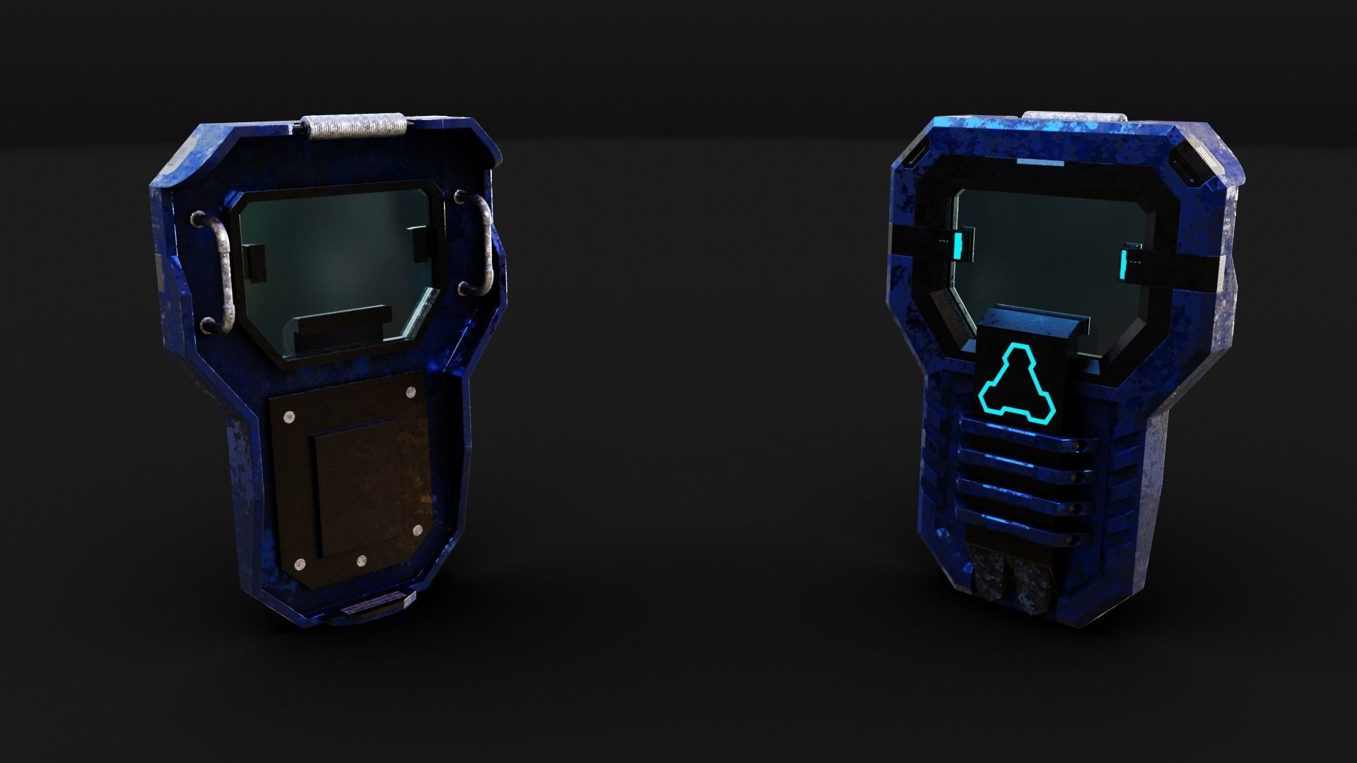 Deployable Riot Shield - Turntide Low-poly 3D model_18