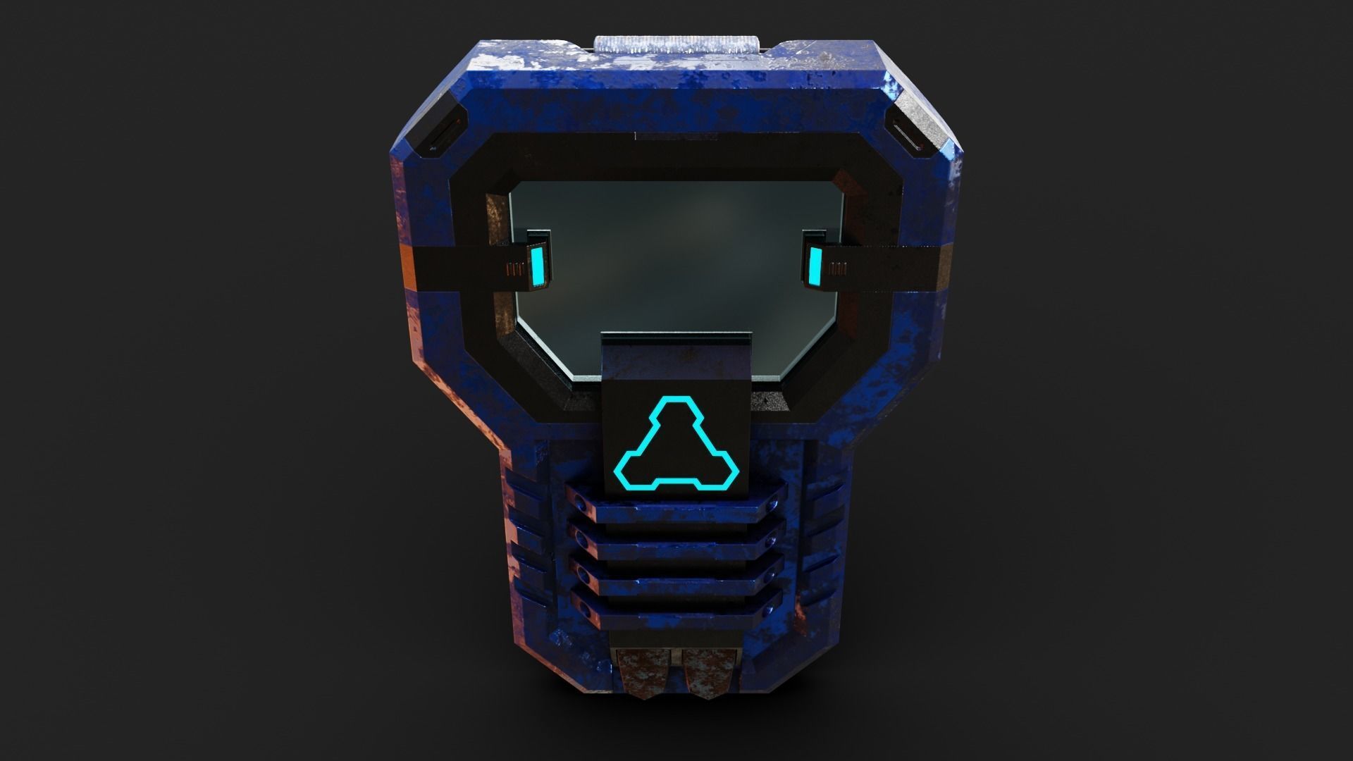 Deployable Riot Shield - Turntide Low-poly 3D model_2