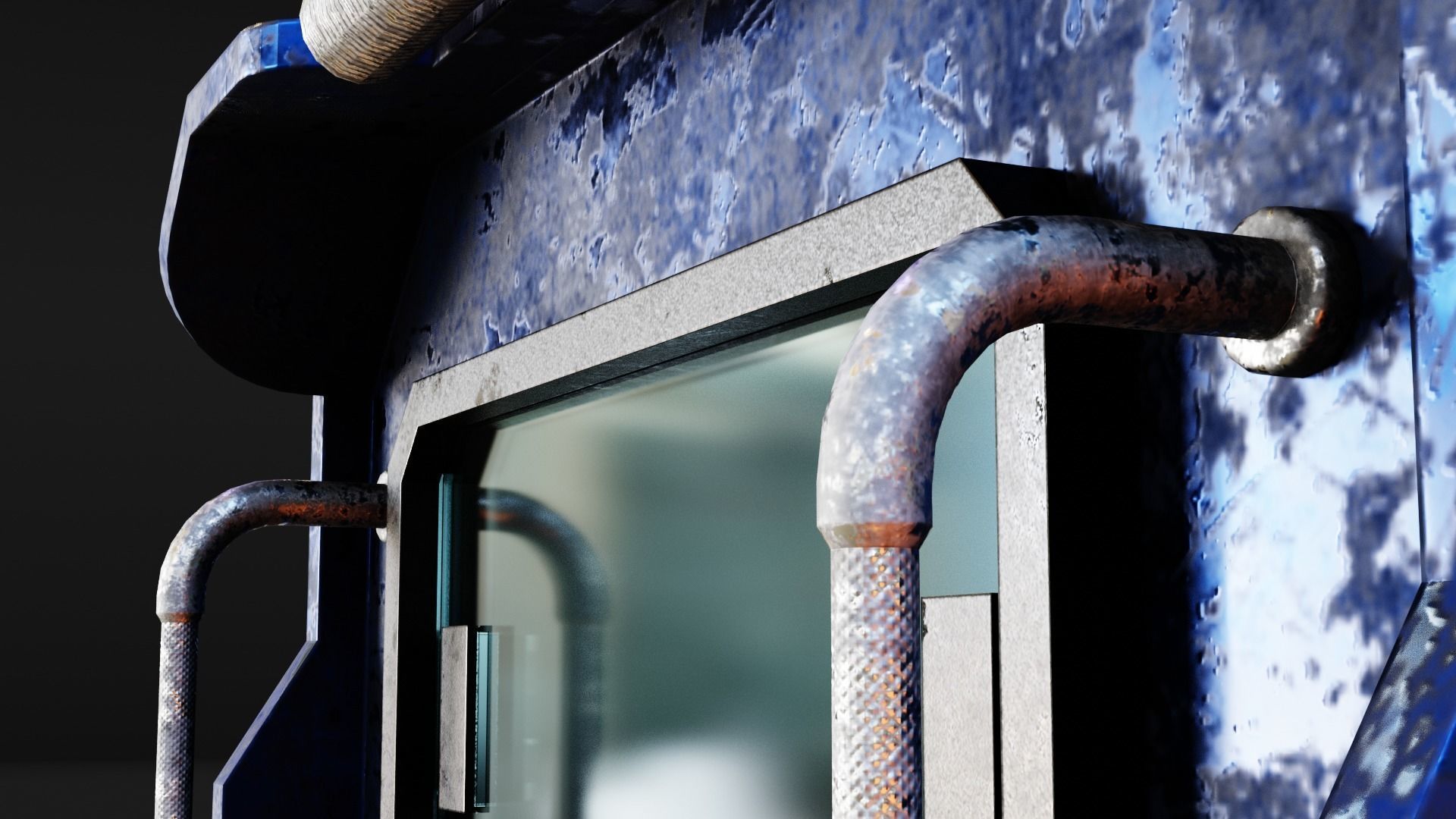 Deployable Riot Shield - Turntide Low-poly 3D model_10