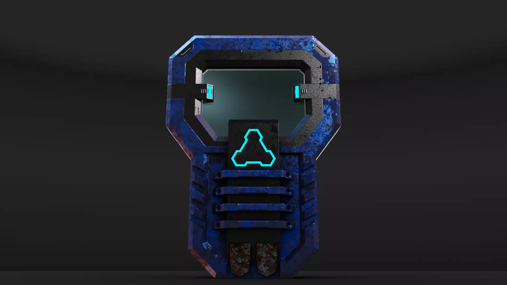 Deployable Riot Shield - Turntide Low-poly 3D model_0