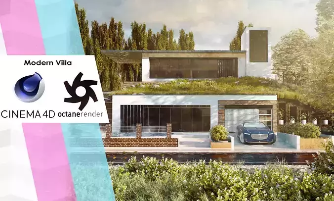 Modern Villa 3D model