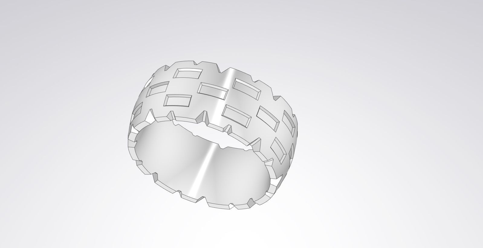 Mens band 3D print model_4