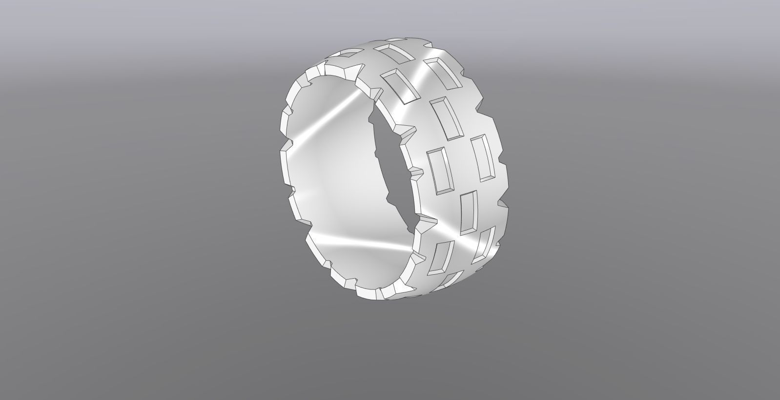 Mens band 3D print model_3