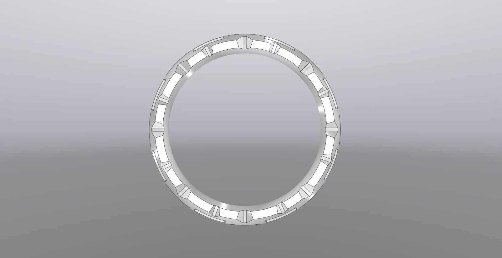 Mens band 3D print model_2