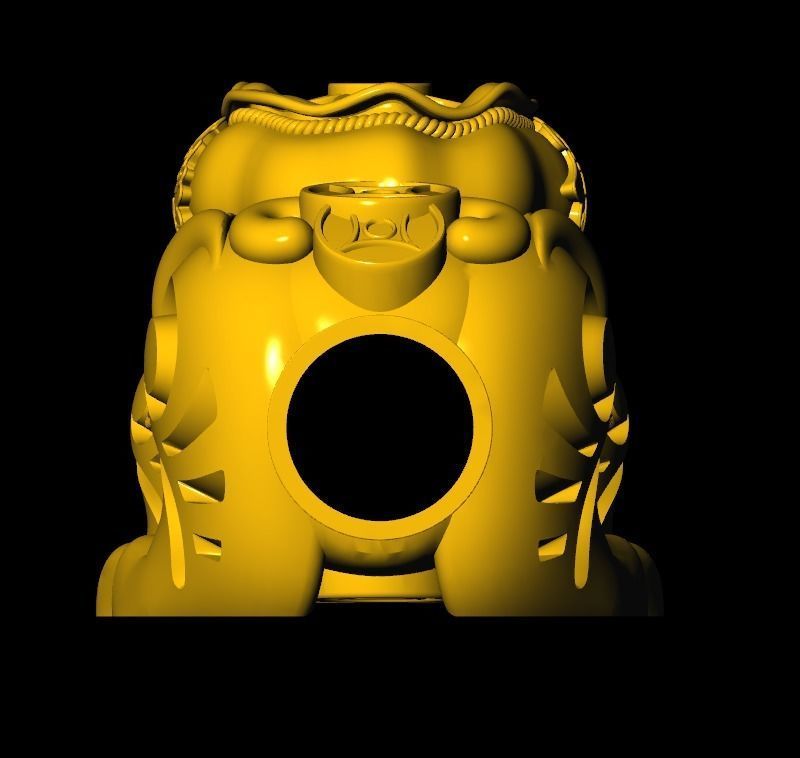 Pixiu Face Bracelet-Unicorn bracelet T03 3D print model_7