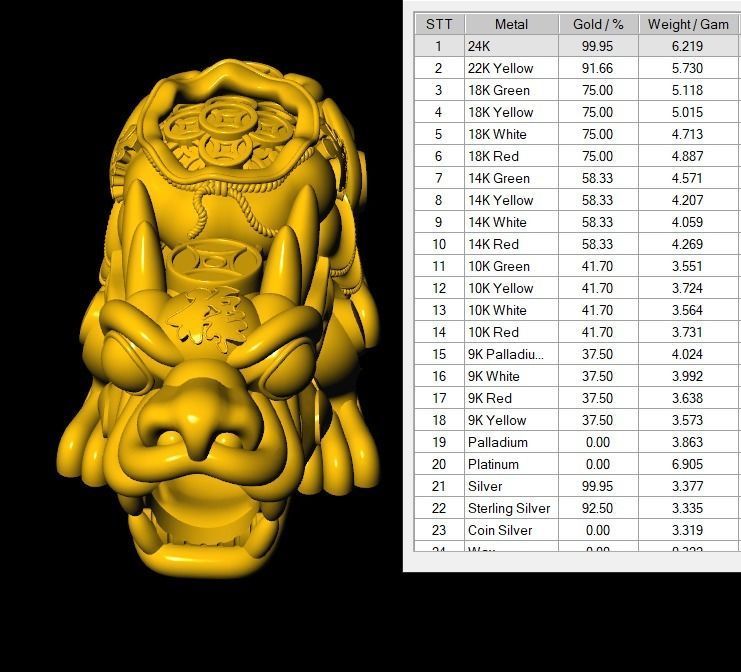 Pixiu Face Bracelet-Unicorn bracelet T03 3D print model_8